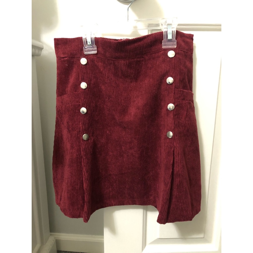 Maroon skirt Never Worn!!!!